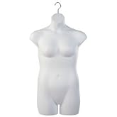 Plus-Size Female Body Form, White