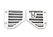Hummer H2 Chrome Side Vents - Fits the 2004, 2005, 2006, 2007, 2008, 2009, 2010 Hummer H2 and SUT