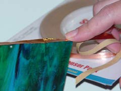 Studio Pro 7/32-Inch Black Lined Copper Foil