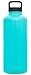 Simple Modern 84 Ounce Summit Water Bottle - Stainless Steel Half Gallon Flask +2 Lids - Wide Mouth Double Wall Vacuum Insulated Blue Leakproof -Caribbean