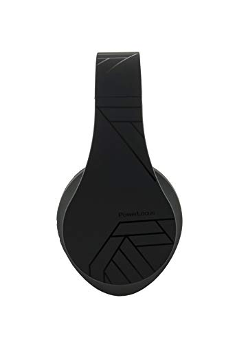 PowerLocus Bluetooth Over-Ear Headphones, Wireless Stereo Foldable Headphones Wireless and Wired Headsets with Built-in Mic, Micro SD/TF, FM for iPhone/Samsung/iPad/PC - Black