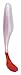 Bass Assassin Saltwater Sea Shad-10 Per Bag (Albino/Fire Tail, 4-Inch)