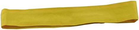Stretchable Brushed Twill Hat Band for Fedora Yellow