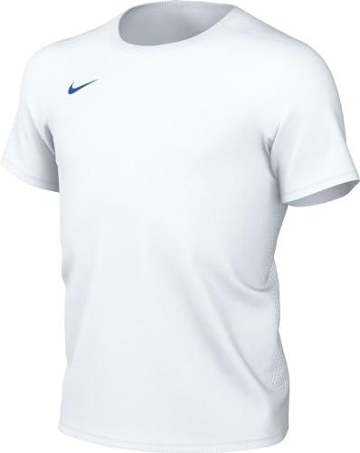 Nike Y Nk DF Park VII JSY SS in Jersey, Bianco/Royal Blu, 12-13 Anni Unisex-Bambini e Ragazzi