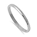 2mm Stainless Steel Plain Wedding Band Ring Size 3-12