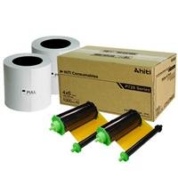 HiTi 4x6" 2 Rolls of Ribbon and Paper Case for P720L Photo Printer, 2000 Prints Per Case