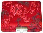 6-Reed Doublesided Alto Saxophone/Clarinet Reed Case Silk (Red/Black)