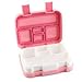 Lunch Box for Kids Childrens, Bento lunch Box for Boys Girls, Toddler School Lunch Containers 5-Compartment On-the-Go Meal Fruit Snack Packing for Picnic Outdoors, Leak Proof Durable & Microwave Safe