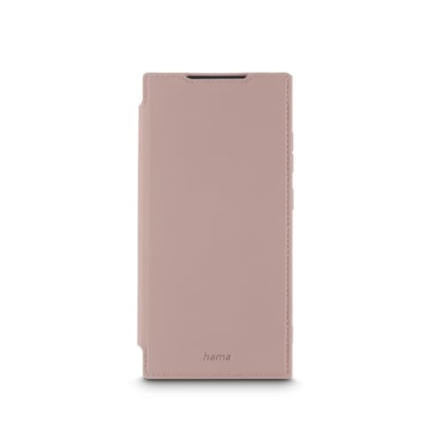 Hama Handyhülle für Samsung Galaxy S24 Ultra (Handytasche, Klapphülle, Etui mit 2 Kartenfächern, stoßfest, Kratzfest, eleganter Rundumschutz, weich, Slim, softe Oberfläche) Nude
