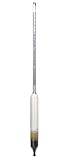 Kimble 52140-0100 Salt and Brine Hydrometer, Graduated from 0-100% Saturated Sodium Chloride