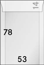 Lindner 702 Glassine Envelopes 53 x 78 mm