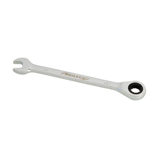 Neilsen CT3497-10mm Combination Ratchet Spanner | Compact Manual Wrench for Automotive, Mechanical and DIY Use