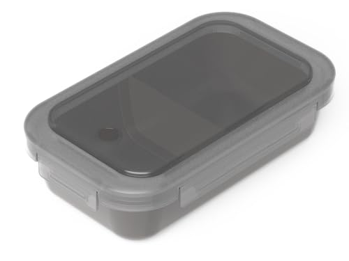 アスベル 弁当箱 パッキン一体型 ランタス WTL-650 650ml グレー 冷凍可 抗菌 1段