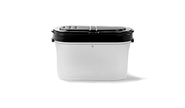Tupperware - Recipiente para especias, 120 ml, color negro ...