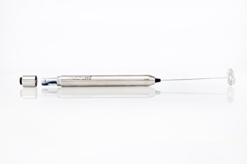 TEAMI ELECTRIC MILK FROTHER Handheld - Our Best Whisk for Coconut, Almond, and other Nut Milks, Coffee, Cappuccino, Espresso, Latte - Powerful & Durable - Stainless Steel, Portable, & Battery Operated