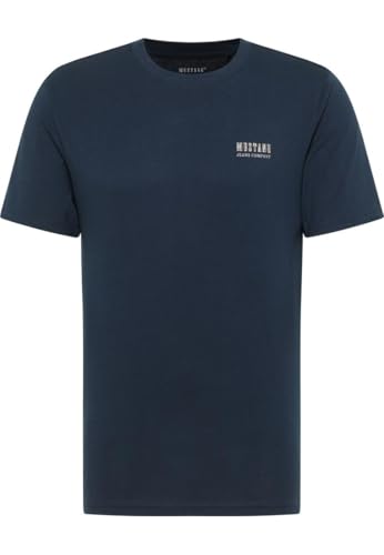 MUSTANG Style Austin T-Shirt, Dark Saphire 4136, L Hommes