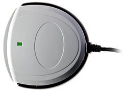 image for Identiv SCR3310v2.0 USB Smart Card Reader (USB C)