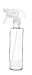 Rail19 Empty Refillable Glass Spray Bottle - Great for Essential Oils, Cleaning Products, Aromatherapy, Organic Beauty Treatments Durable Clear Trigger Sprayer w/ Spray and Stream Nozzle Settings