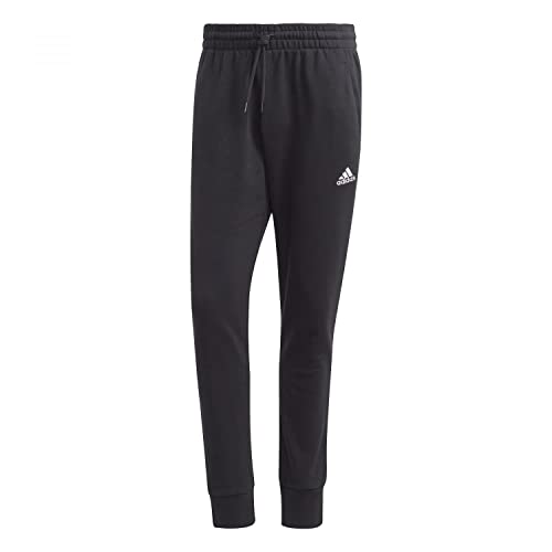 Adidas Homme Essentials French Terry Tapered Cuff Pants, Black, XL