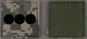 CAPT Captain CPT ROTC ACU Rank Patch with Hook Fastener Back US Army USA Cadet