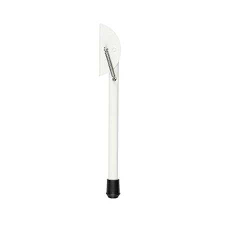 Bodenschieber Türtfeststeller Torstopper Garagentorfeststeller - ST - 250x14 mattweiß
