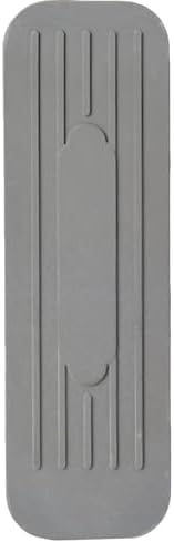 Merriway BH02509 Heavy Duty Rubber Door Wedge Stopper 120mm Grey Non-Slip view 2