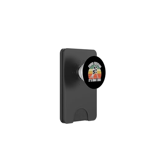 Cross Checking It's How I Hug PopSockets PopWallet for MagSafe