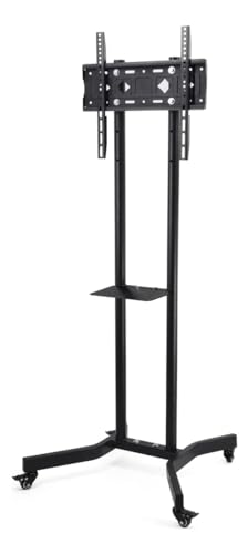 LINK BITS C3265N47 Soporte de TV móvil con Ruedas para televisores de Pantalla de 32” a 65” Pulgadas, hasta 35 Kg (Materiales Reforzado).