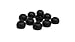 Bluecell 5 Pair Large Black color Silicone Replacement Ear Buds Tips for Audio-Technica Skullcandy Monster Sony Ultimate Ears Sharp Sennheiser Plantronics TDK Phillips Panasonic Denon Griffin JVC