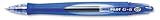 G6 Gel Retractable Roller Ball Pen, Blue Barrel/Ink, Fine Pt, 0.50mm
