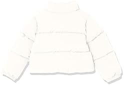 Amazon Essentials Girls' Cropped Full-Zip Puffer
