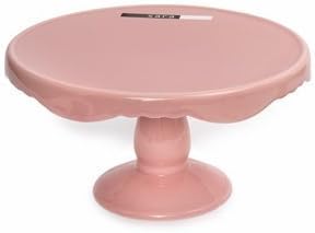 Sara Tavolo Cake Plate - Footed - 10" - Pink