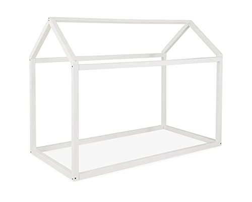 Signature Design by Ashley Flannibrook Contemporary House Bed Frame, Twin, White