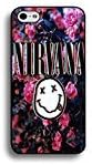 Case Shell Fashionable Flowers Grunge Rock Band Nirvana Phone Case Cover for Iphone 6 Plus / 6s Plus ( 5.5 Inch ) Nirvana Unique Design