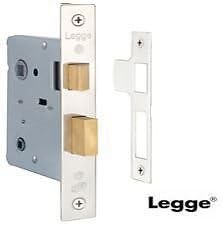 LEGGE 76mm (3") BATHROOM LOCK STAINLESS STEEL IN BAG