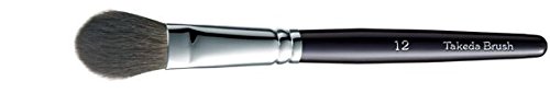 Takeda Classic 12SQU Grey Squirrel Cosmetic Professionals Highlight Defining Small Cheek Brush