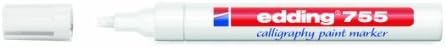 EDDING 755 CALLIGRAPHY PAINT MARKER WHITE - LOW ODOUR