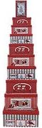 Set of 10 Vinatge Christmas Holiday Nesting Gift Boxes; 10 Different Sizes – Perfect for Preparing for the Holidays! (10, Vintage Christmas)