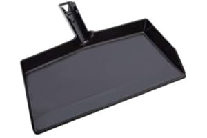 FULLER BRUSH Stanley Home Products Black Clip-On Dustpan - Durable Plastic Clip-On Dust Pan with 10.5” Wide Sweep Opening & Easy Grip Handle - Home Dusting & Cleaning Tool