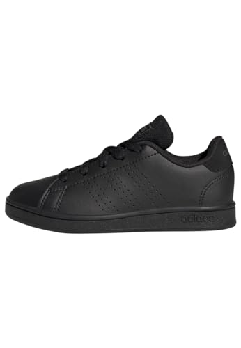 スニーカー キッズアドバンコート 男の子 女の子 17～22.5cmコアブラック/コアブラック/グレーシックス(GW6484)17.5 cm