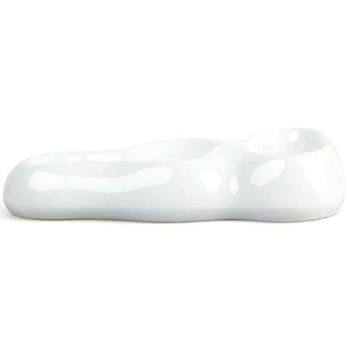 Fendrihan Porcelain Safety Razor Holder Made in Romania 6 x 3 x 1” (Grey) - Thumbnail 6