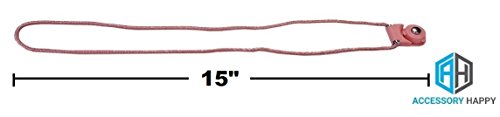 AccessoryHappy Mickey Ear 2 in 1 Phone Lanyard & Ring Stent, Cell Phone Tether Neck Strap Holder Ring Stent Kickstand for iPhone 5 6 6S 7 8 8 Plus Galaxy S7 and Other Mobile Phones (Rose Gold)