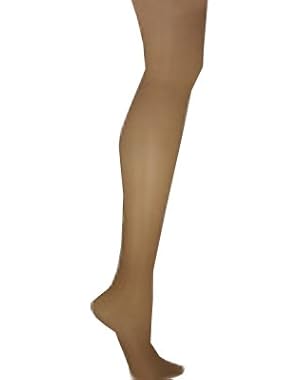 Hanes Women's Silk Reflections Plus Sheer Non-Control Top (3 Pai