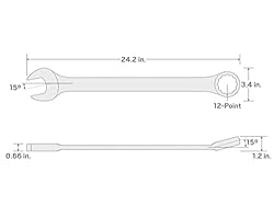 TEKTON 1-13/16 Inch Combination Wrench | WCB23046