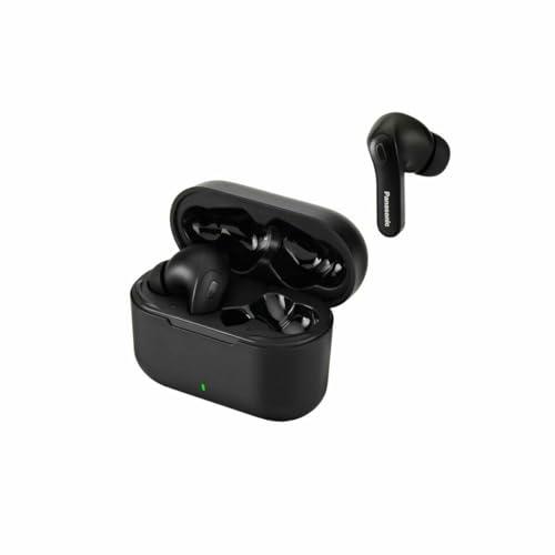 RZ-B310WDE-K Kabellose Ohrhörer mit Hybrid Noise Cancelling, Bluetooth In-Ear Kopfhörer mit Mikrofon, 16 Stunden Wiedergabe, IPX4, Touch-Bedienung, Schwarz