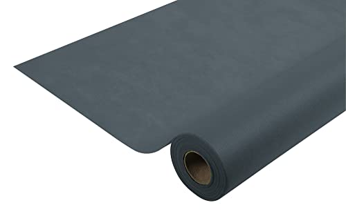 Pronappe Tischdecke R782533I Einweg-Tischdecke aus Spunbond-Vlies Länge 25m Breite 1,20m (pro Rolle) Farbe Anthrazit Reißfestes, wasserabweisendes und abwischbares Material