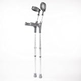 NRS Healthcare Double Adjustable Crutches with Comfy Handle Long Pair view 4