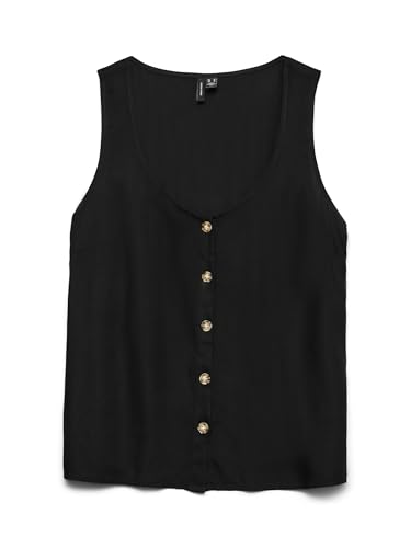 VERO MODA Vmbumpy SL Camiseta WVN Ga Noos, Negro, XS