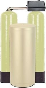 Fleck 64k 9000 dual tank water softener 64,000 grain with 9000 metered valve - Thumbnail 2