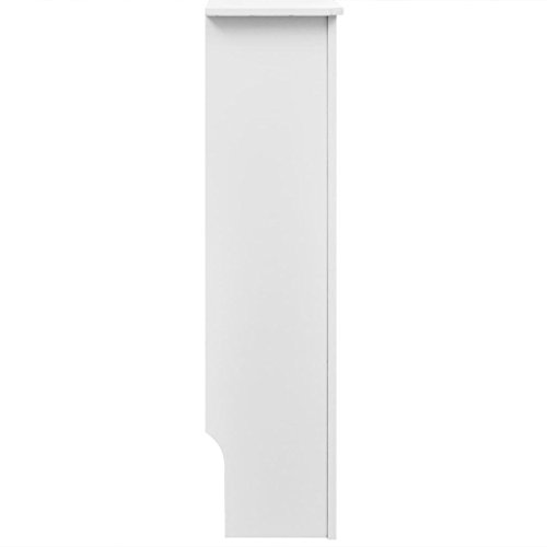 Topfire White MDF Radiator Cover Heating Cabinet 44" - Thumbnail 2